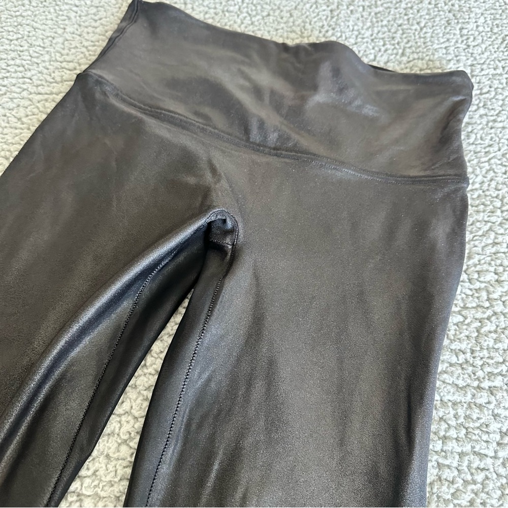 SPANX faux leather Leggings